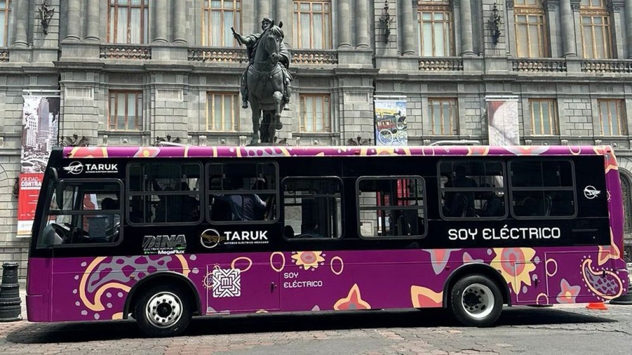 Taruk Debuts as Mexico's First Fully Electric Bus in CDMX