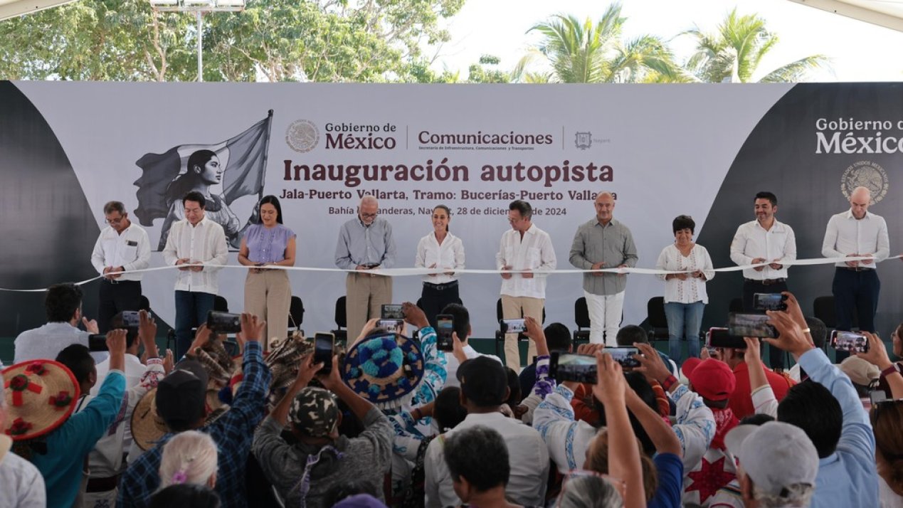 Sheinbaum Inaugurates Jala-Puerto Vallarta Highway Final Stretch