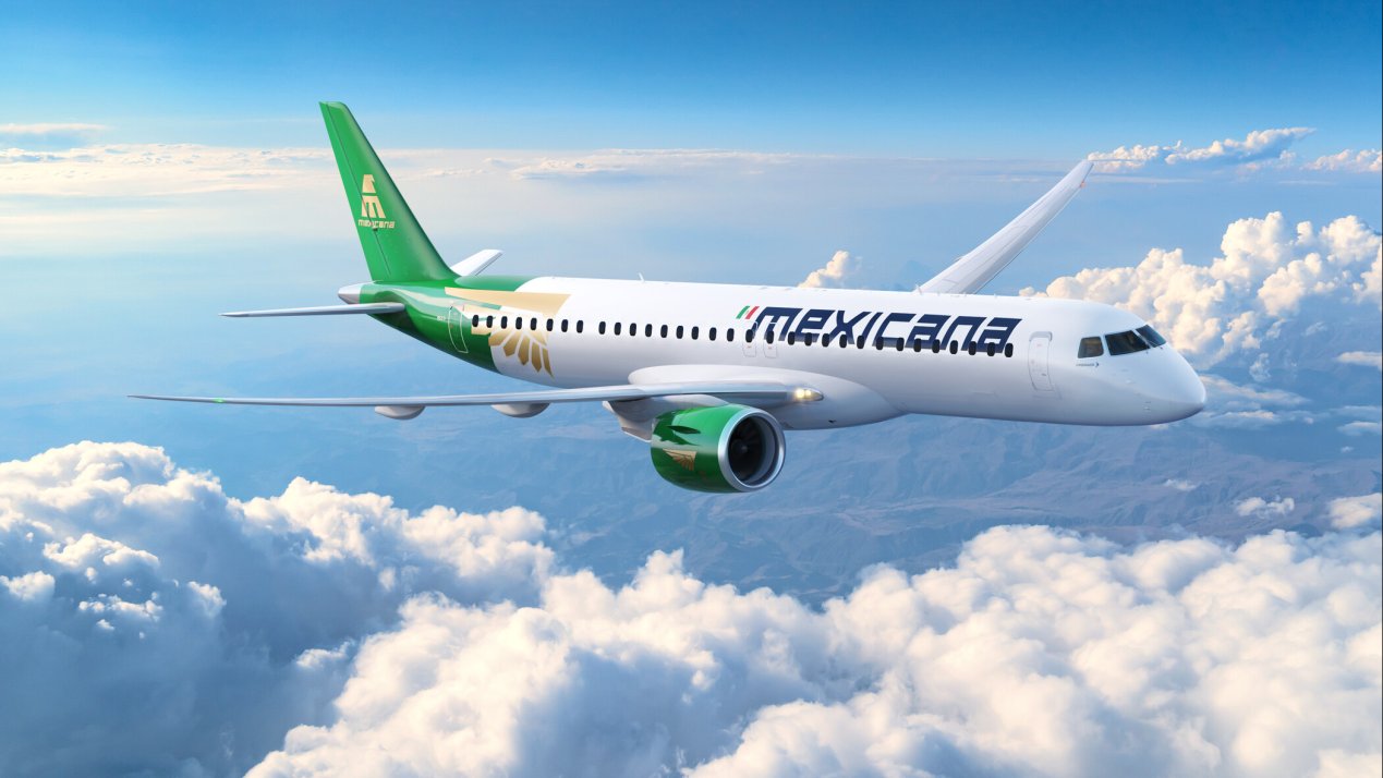 Mexicana de Aviación to Get 20 Embraer Jets Worth US$1.1 Billion