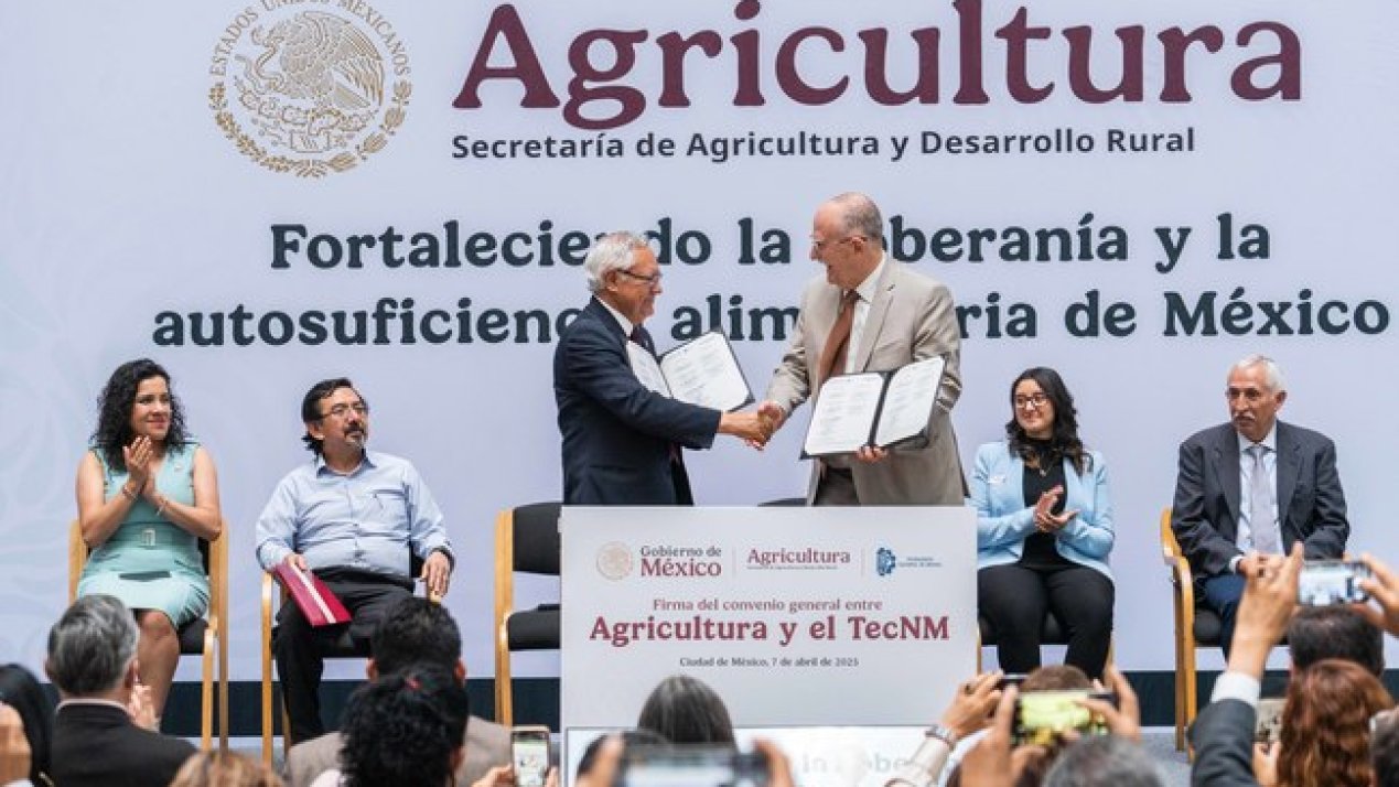 Agriculture Ministry, TecNM Partner to Boost Food Sovereignty