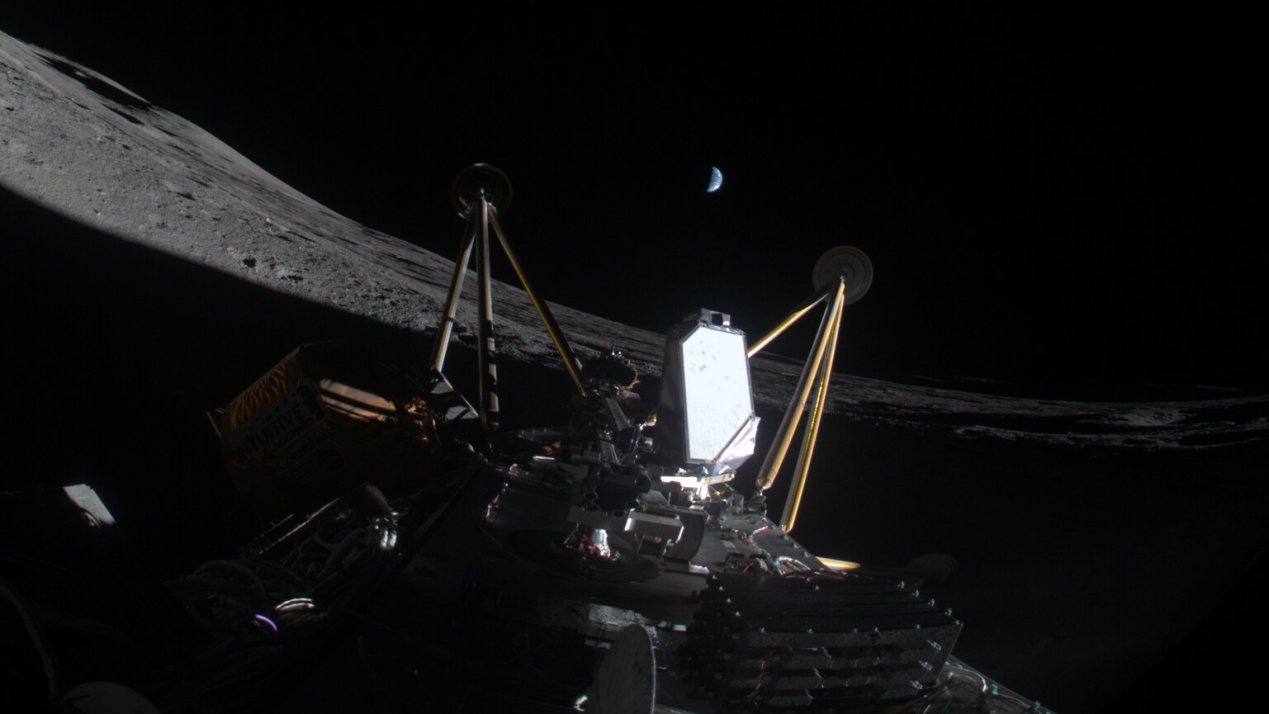 IM-2 Lunar Lander Tips Over After Landing; Revenue Rises 14%