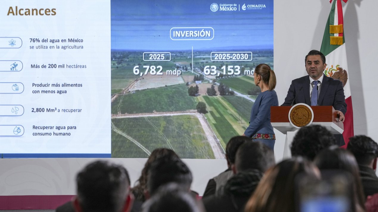 CONAGUA to Improve Water Practices at 200,000ha of Farmland