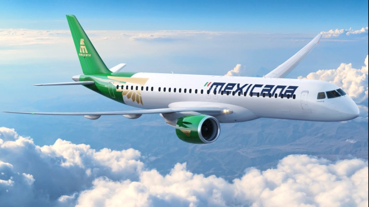 Mexicana Receives Second Embraer E195-E2, Eyes 2027 Growth