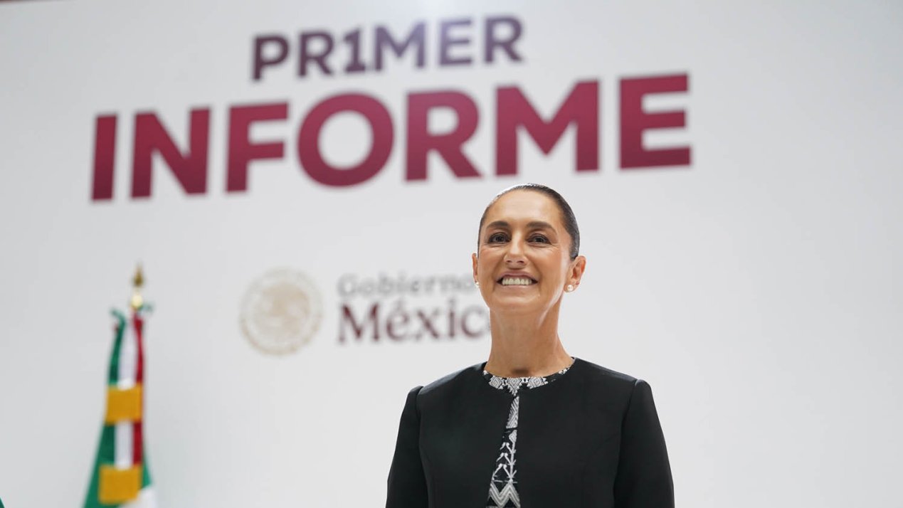 Sheinbaum Highlights Infrastructure in First Annual Report