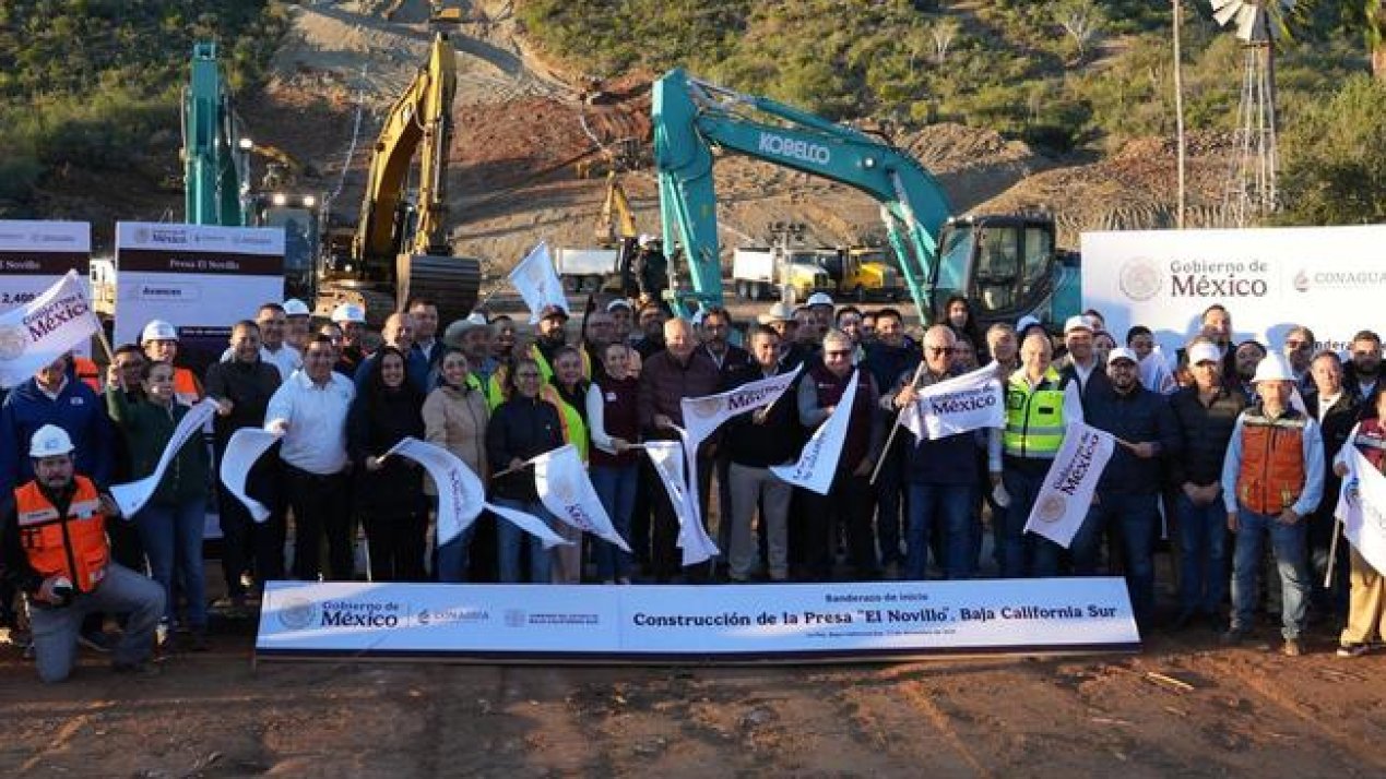 El Novillo Dam Construction Starts to Boost La Paz Water Supply