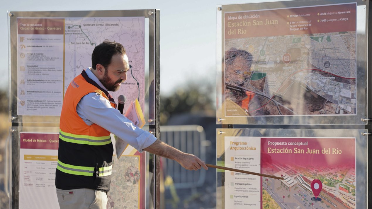 Construction of Mexico City–Queretaro Rail Advances